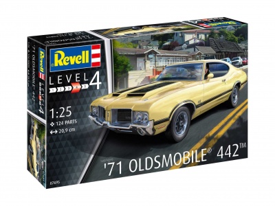 Plastic ModelKit auto  71 Oldsmobile 442 Coupé (1:25) - Revell