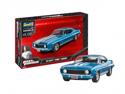 Plastic ModelKit auto - Fast & Furious 1969 Chevy Camaro Yenko (1:25) - Revell