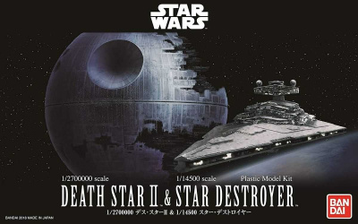 Plastic ModelKit BANDAI SW  - Death Star II + Imperial Star Destroyer