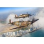 Plastic ModelKit letadlo 03771 - Supermarine Spitfire Mk.Ia & Hawker Hurricane Mk.I (1:144) - Revell