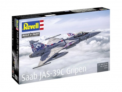 Plastic ModelKit letadlo 03776 - Saab JAS-39C Gripen (1:72) - Revell