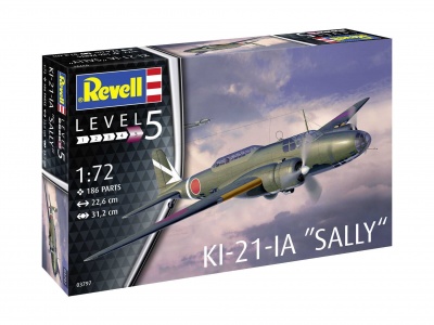 Plastic ModelKit letadlo 03797 - Ki-21-la (1:72) - Revell