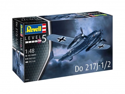 Plastic ModelKit letadlo 03814 - Do 217J-1/2 (1:48) - Revell