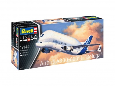 Plastic ModelKit letadlo 03817 - Airbus A300-600ST "Beluga" (1:144) - Revell