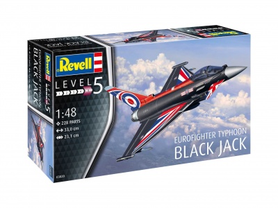 Plastic ModelKit letadlo 03820 - Eurofighter „Black Jack“ (1:48) - Revell