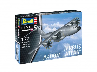 Plastic ModelKit letadlo 03929 - Airbus A400M ATLAS (1:72) - Revell