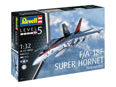 Plastic ModelKit letadlo - F/A-18F Super Hornet (1:32) - Revell