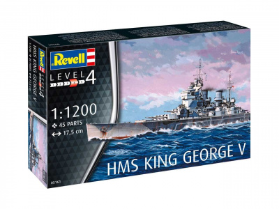 Plastic ModelKit loď 05161 - HMS King George V (1:1200)
