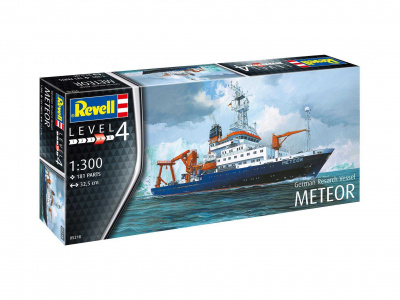 Plastic ModelKit loď - German Research Vessel Meteor (1:300) - Revell