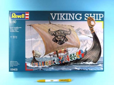 Plastic ModelKit loď - Loď Vikingů (1:50) - Revell