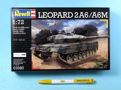 Plastic ModelKit military 03180 - "Leopard" 2 A6M (1:72) - Revell