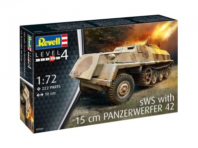 Plastic ModelKit military 03264 - sWS with 15cm Panzerwerfer 42 (1:72)