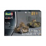 Plastic ModelKit military 03278 - Char B.1 bis & Renault FT.17 (1:76) - Italeri