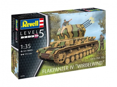 Plastic ModelKit military 03296 - Flakpanzer IV Wirbelwind (1:35)