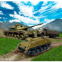 Plastic ModelKit military 03351 - Bundeswehr Vehicles M47 Patton & HS 30 & LKW 5t gl (Emma) (1:144) - Revell