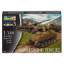 Plastic ModelKit military 03351 - Bundeswehr Vehicles M47 Patton & HS 30 & LKW 5t gl (Emma) (1:144) - Revell