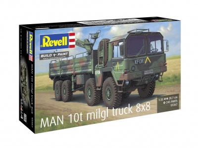 Plastic ModelKit military 03367 - MAN 10t milgl 8x8 Truck (1:35) - Revell