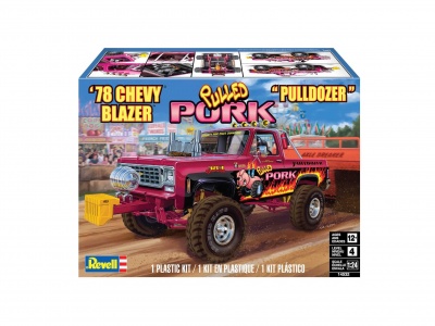 Plastic ModelKit MONOGRAM auto - 1978 Chevy Blazer Pulldozer (1:24) - Revell