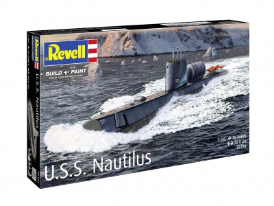 Plastic ModelKit ponorka 05184 - U.S.S. Nautilus (1:305) - Revell