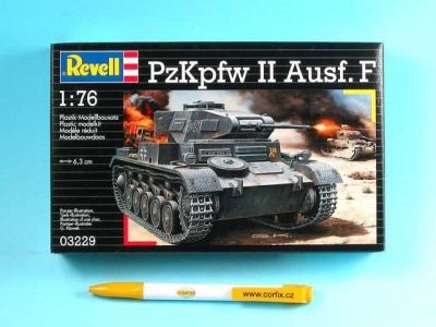 Plastic ModelKit tank 03229 - PzKpfw II Ausf.F (1:76) - Revell