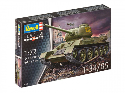 Plastic ModelKit tank 03302 - T-34/85 (1:72) - Revell