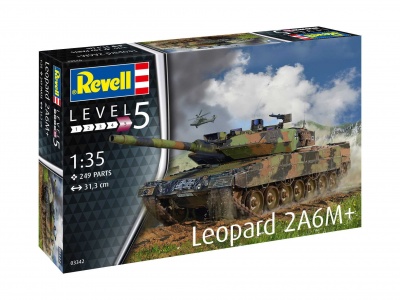 Plastic ModelKit tank 03342 - Leopard 2 A6M+ (1:35) - Revell