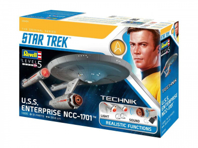 Plastic ModelKit TECHNIK Star Trek 00454 - USS Enterprise NCC-1701 (1:600)