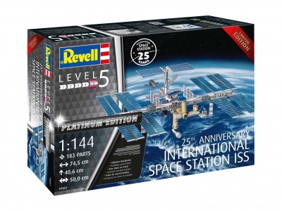 Plastic ModelKit vesmír 05651 - 25th Anniversary ISS "Platinum Edition" (1:144)