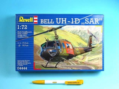 Plastic ModelKit vrtulník 04444 - Bell UH-1D "SAR" (1:72) - Revell