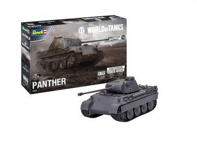 Plastic ModelKit World of Tanks  - Panther Ausf. D (1:72) - Revell