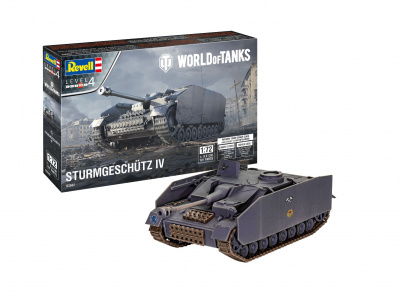 Plastic ModelKit World of Tanks  - Sturmgeschütz IV (1:72) - Revell