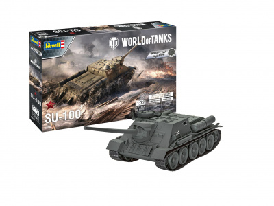 Plastic ModelKit World of Tanks  - SU-100 (1:72) - Revell