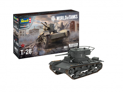 Plastic ModelKit World of Tanks - T-26 (1:35) - Revell