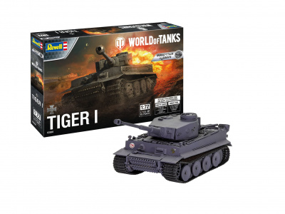 Plastic ModelKit World of Tanks  - Tiger I (1:72) - Revell