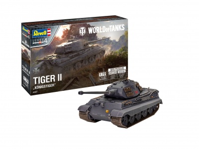 Plastic ModelKit World of Tanks - Tiger II Ausf. B "Königstiger" (1:72) - Revell