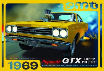 PLYMOUTH GTX HARDTOP PRO STREET 1969 1:25 - AMT