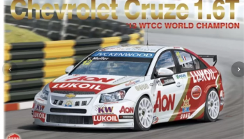 SLEVA 116,- Kč  DISCOUNT - Chevrolet Cruze 1.6T '13 WTCC World Champion Racing Series 1/24 - NuNu Models