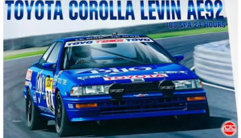 Toyota Corolla Levin AE92 '89 SPA 24Hrs 1:24 - NuNu Models