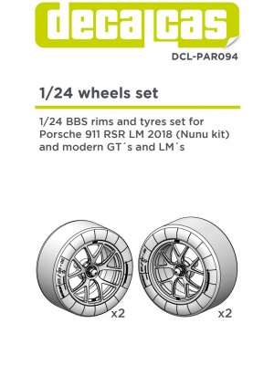 Porsche 911 991 GT3 RSR 1/24 - Decalcas