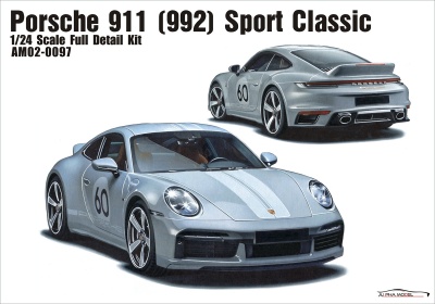 Porsche 911 (992) Sport  Classic 1/24 - Alpha Model