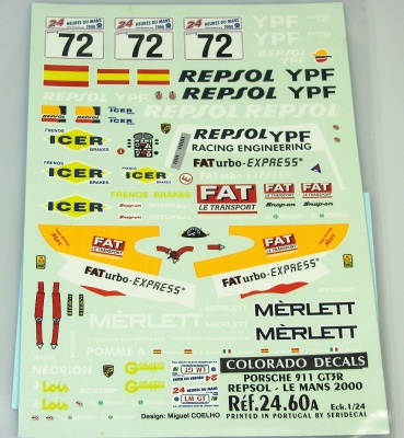 Porsche 911 GT3 R Repsol LM2000 - COLORADODECALS