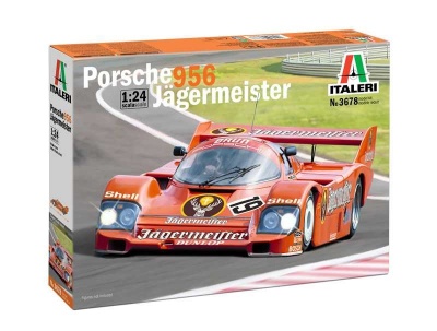 Porsche 956 Jagermeister (1:24) Model Kit auto 3678 - Italeri
