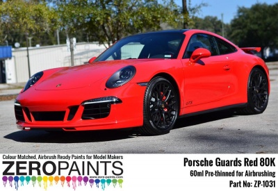 Porsche Guards Red 80K - Zero Paints