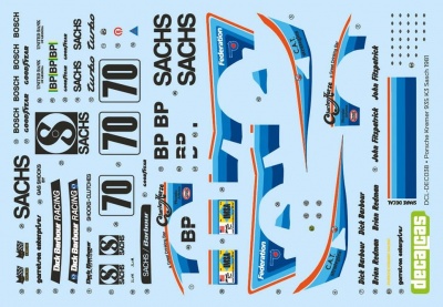 Porsche Kremer 935 K3 1:24 - Decalcas