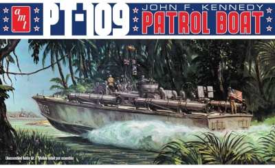 PT-109 John F. Kennedy Patrol Boat 1/64 - AMT