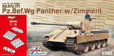 Pz.Bef.Wg. Panzther w/Zimmerit (1:35) Model Kit tank 6965 - Dragon