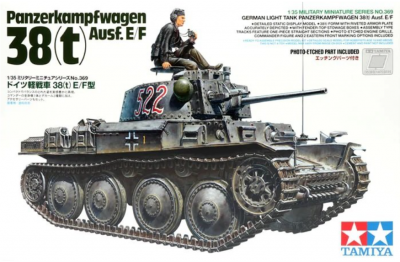 Pz.Kpfw.38(t) Ausf. E/F (1:35) - Tamiya