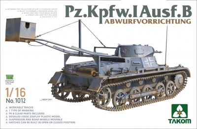 Pz.Kpfw. I Ausf.B Abwurfvorrichtung 1:16 - Takom