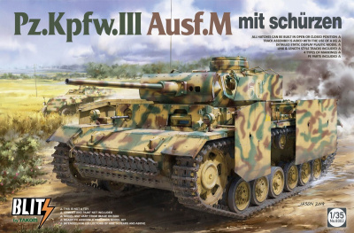 Pz.Kpfw.III Ausf.M mit Schürzen 1/35 - Takom