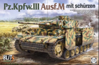 Pz.Kpfw. III Ausf. M mit schürzen 1:35 - Takom